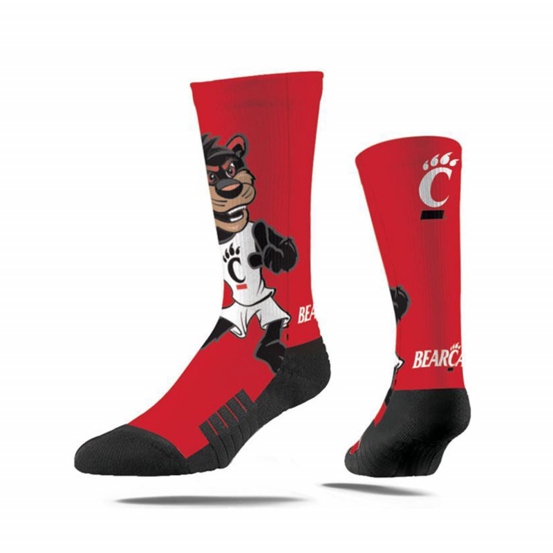 Strideline Cincinnati Bearcats Mascot Socks