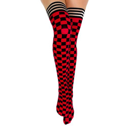 Cincinnati Bearcats Checkered Stockings