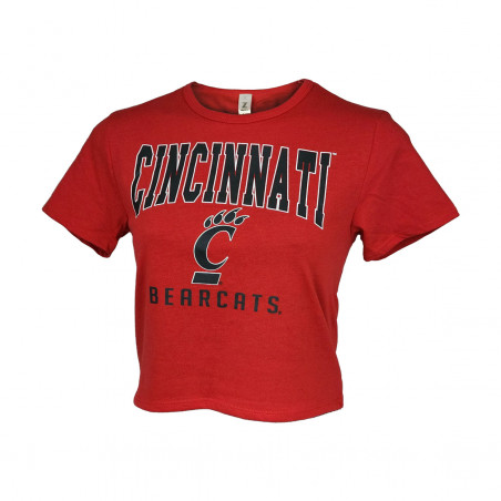 ZooZatz Cincinnati C-Paw Bearcats Cropped Tee