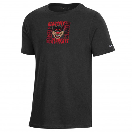 Youth Black Tee with Square Imprint