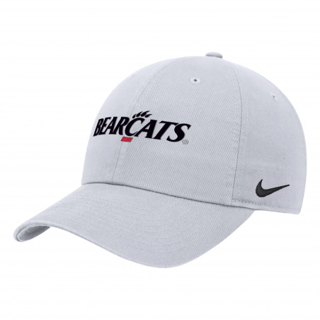 Cincinnati Bearcats White Club Adjustable Cap