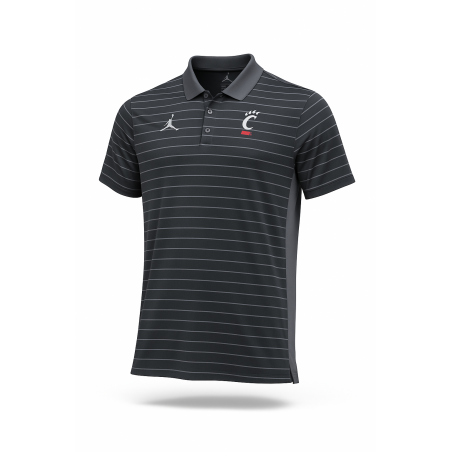 Black Anthrocite Polo with Left Chest C-Paw