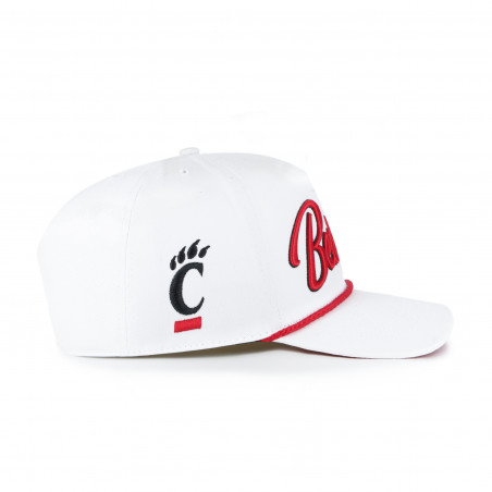 White Hitch Bearcats Script with Red Rope