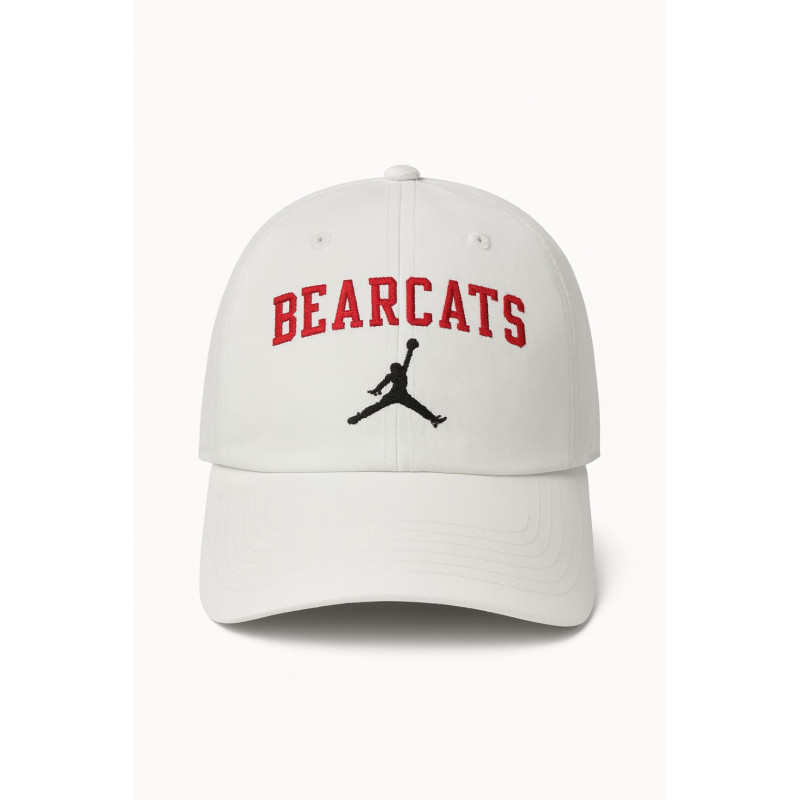 White Hat with Bearcats in Red over Jumpman