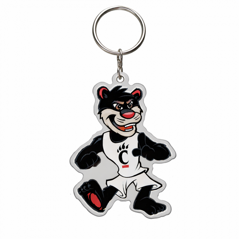 University of Cincinnati Bearcat Mascot Keytag