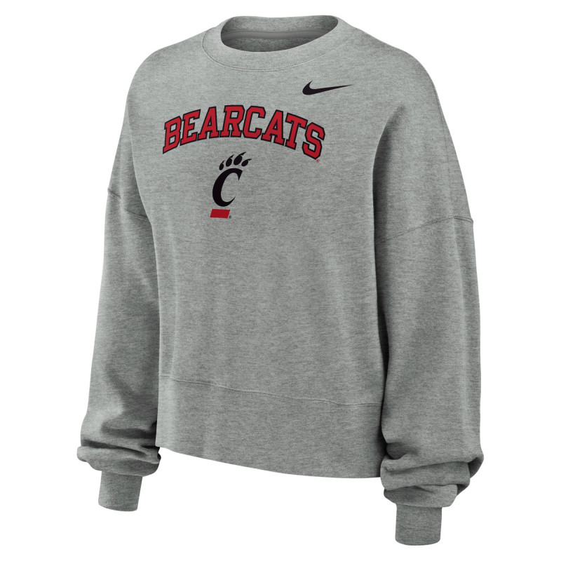 Women's Nike Phoenix Crew in Gray