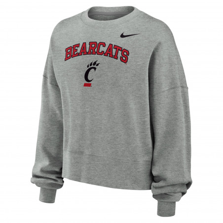 Women's Nike Phoenix Crew in Gray